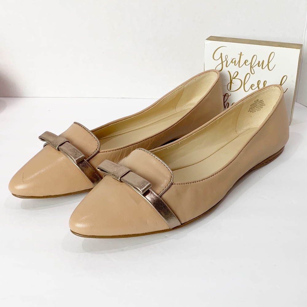 Nine West Saxiphone Bow Flat Size 8.5 M